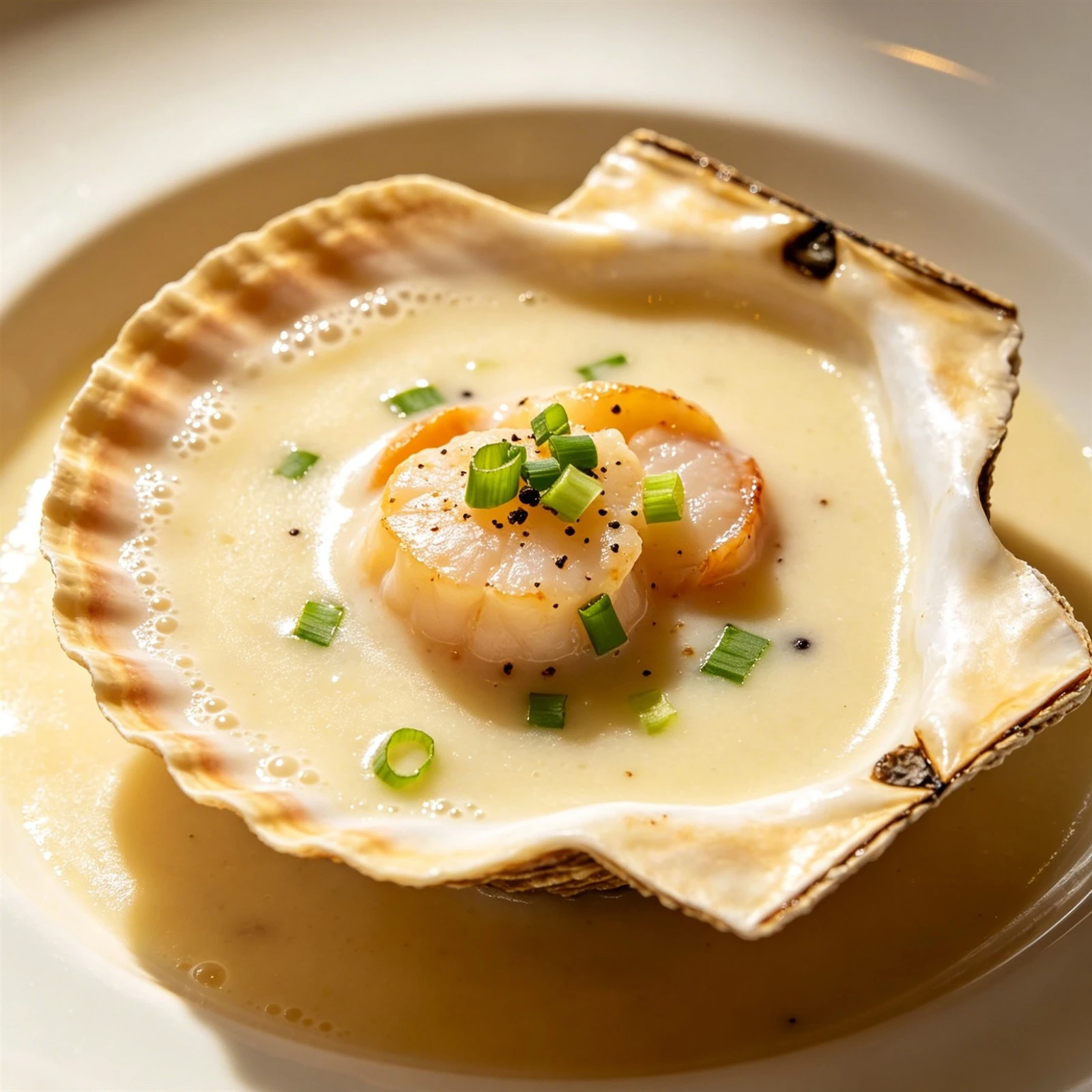 Whole Round Frozen Half Shell Scallop Whole Round Frozen Half Shell Scallop